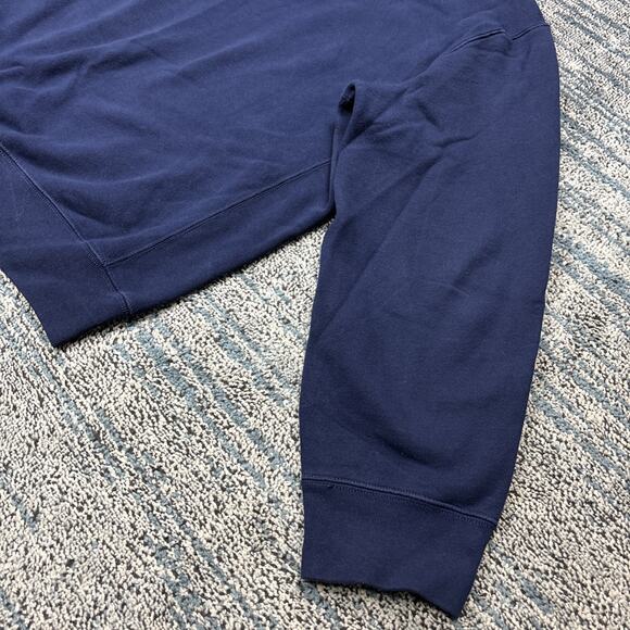 Polo Ralph Lauren Crew Neck/ Vintage Sweatshirt Sweater Fleece Navy Red Pony XXL - Picture 9 of 9